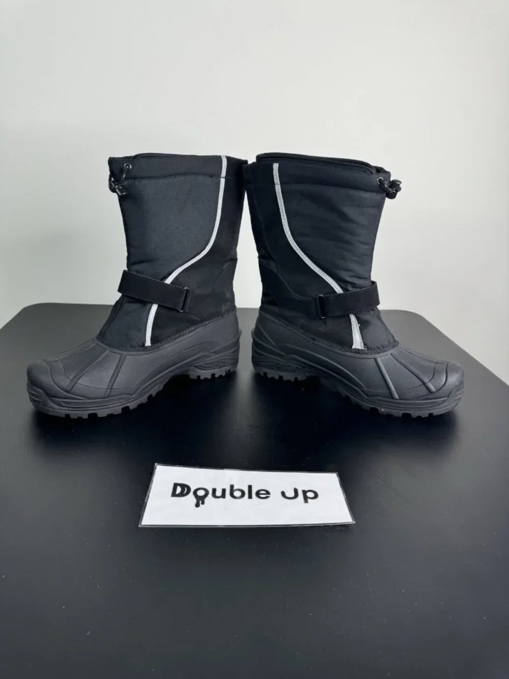 Totes Will Waterproof Snow Winter Boots Black Thermolite Lining Men Size 13